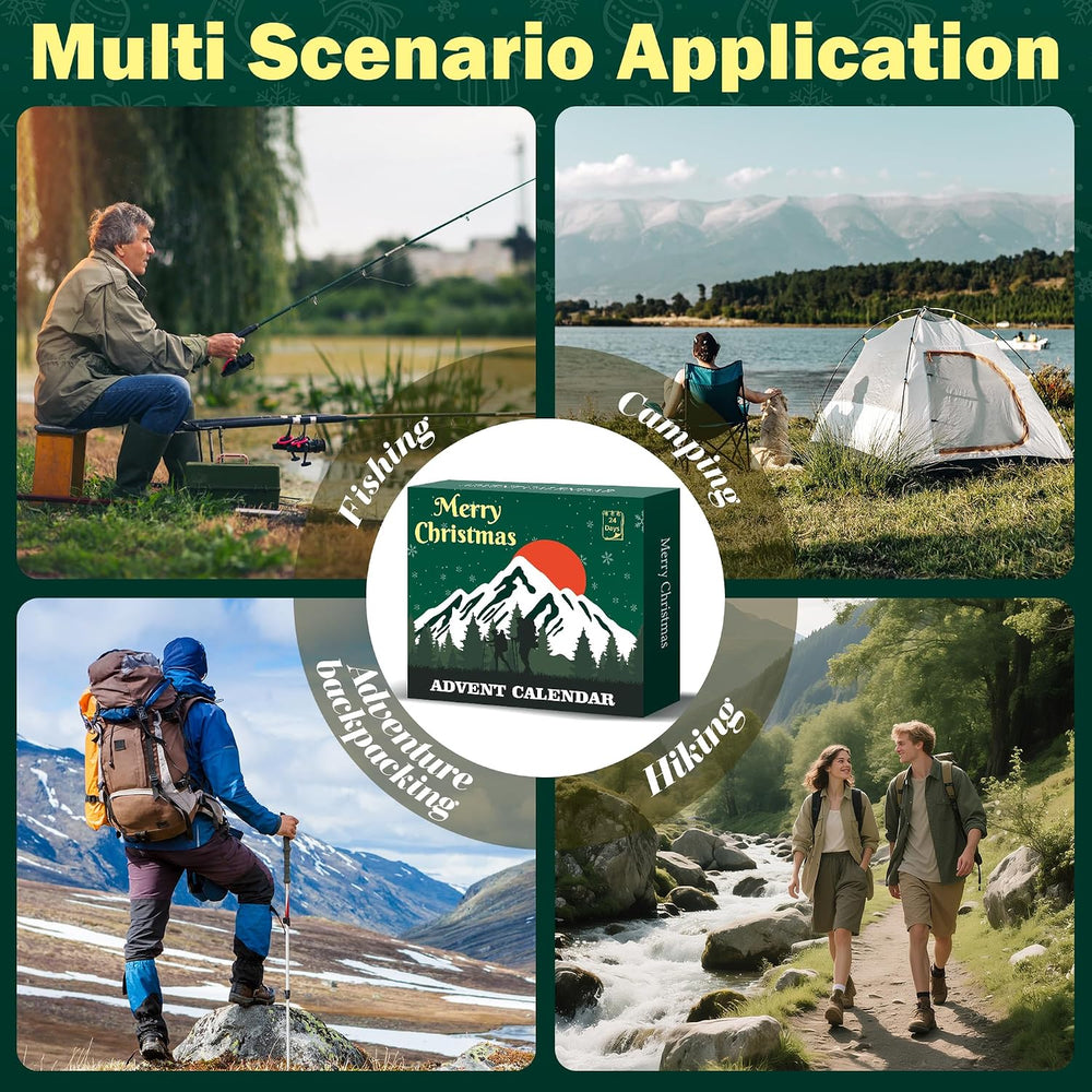 Survival Kit Advent Calendar 2026, 24 Days Christmas Countdown Calendar for M...