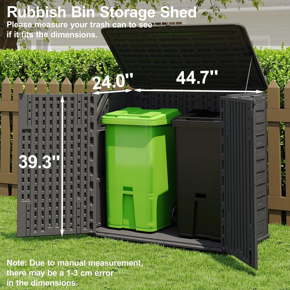 Outdoor Storage Cabinet Waterproof 31 Cu.Ft with Lockable Doors