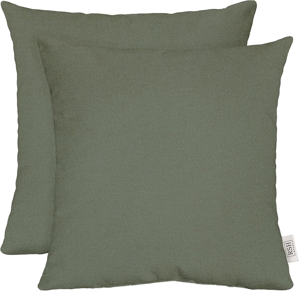 RSH DECOR: Sunbrella Square Throw Pillows Set of 2 | 20" x 20" | Wa...