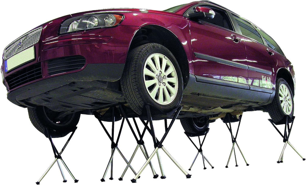 Walkstool - Comfort Model - Black and Silver - 3 Legged Folding Stool in Alum...