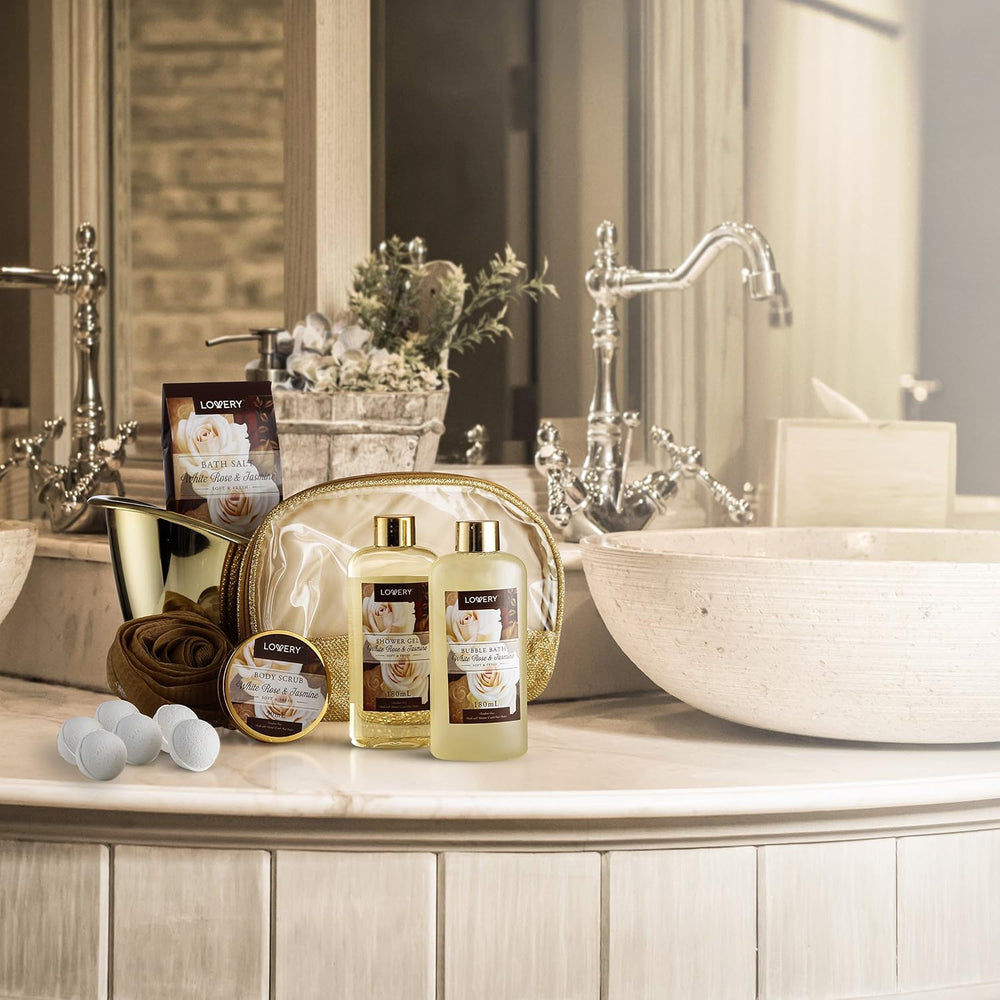Gifts for Women Home Spa Gift Basket, Luxury 13pc Bath & Body Set Men &am...