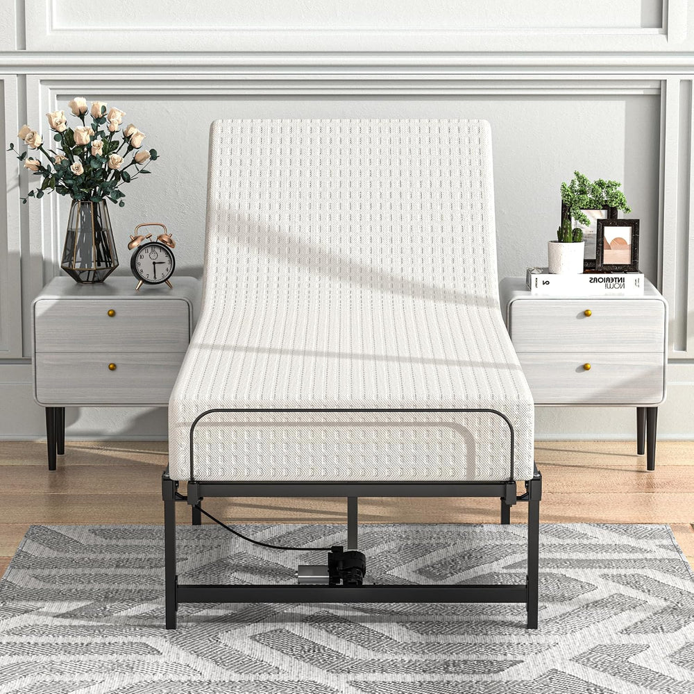 JAXPETY Adjustable Bed Frame Twin XL Electric Adjustable Bed Base