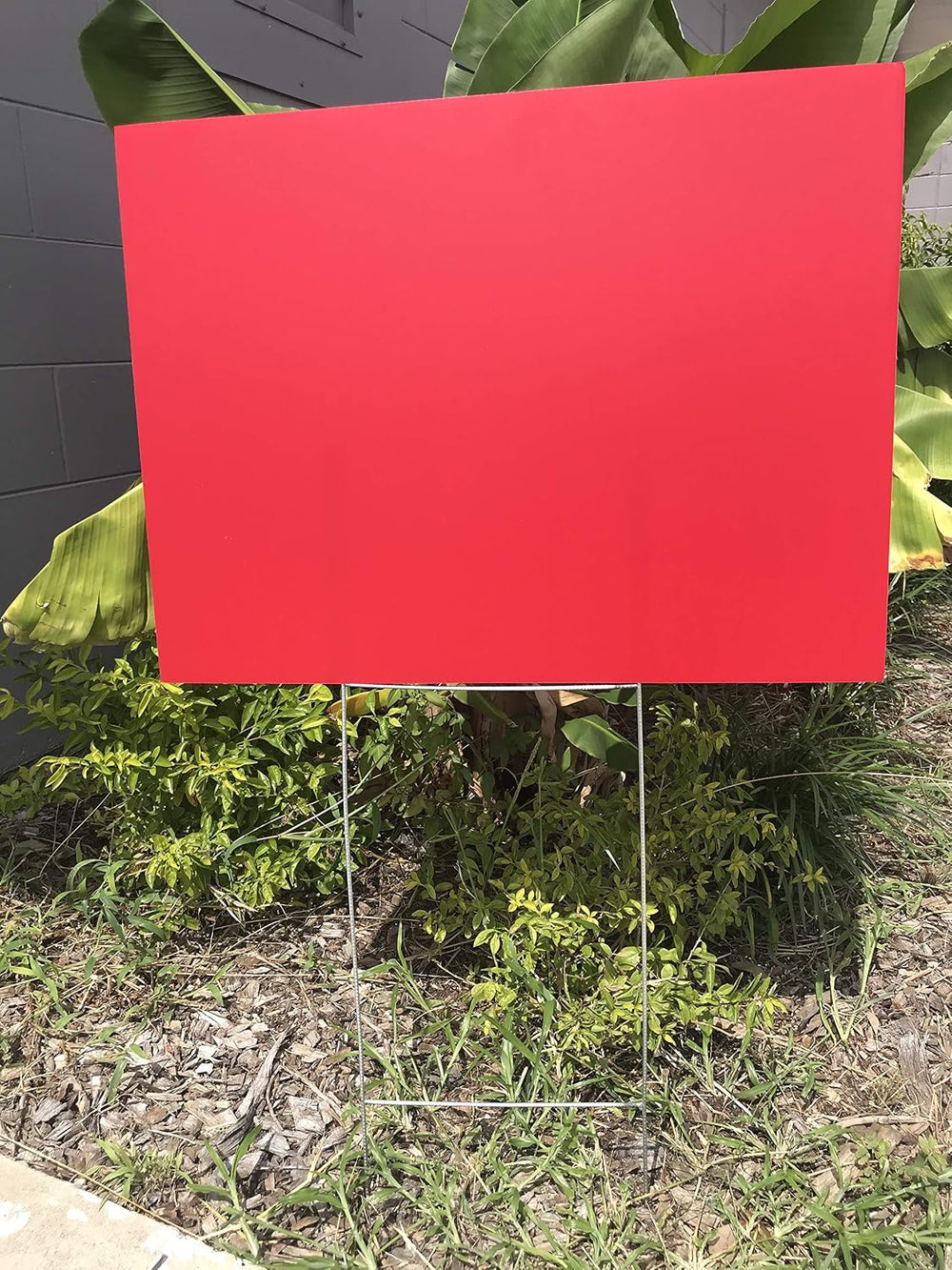 Yard Signs Pack of 10 Red Signs Blank 18''x24'' x 4 mm Corrug...