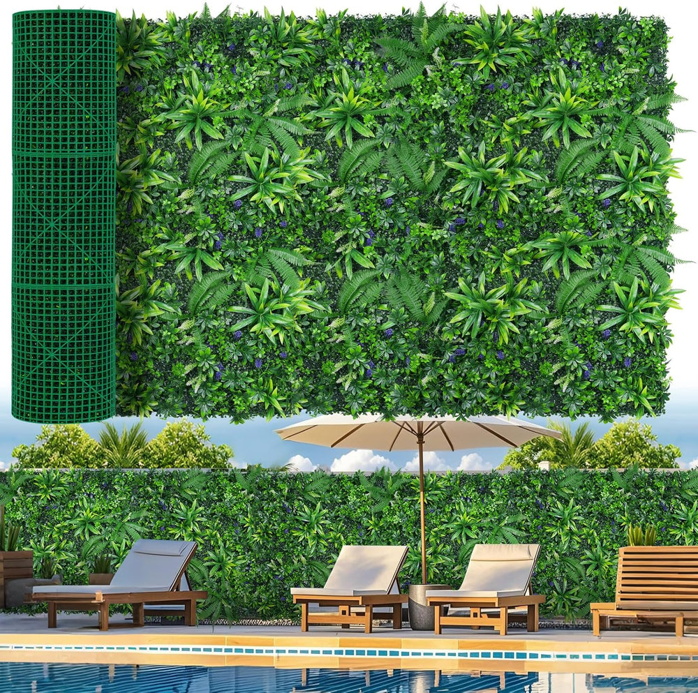 Grooy Artificial Boxwood Roll Panels 60"x140"(58 SQFT)