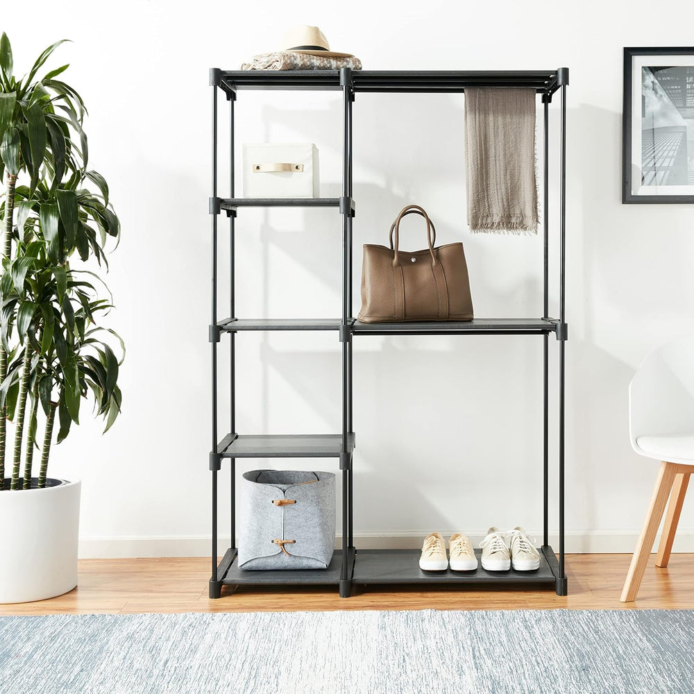 SONGMICS Portable Closet, Freestanding Closet Organizer, Clothes Rack