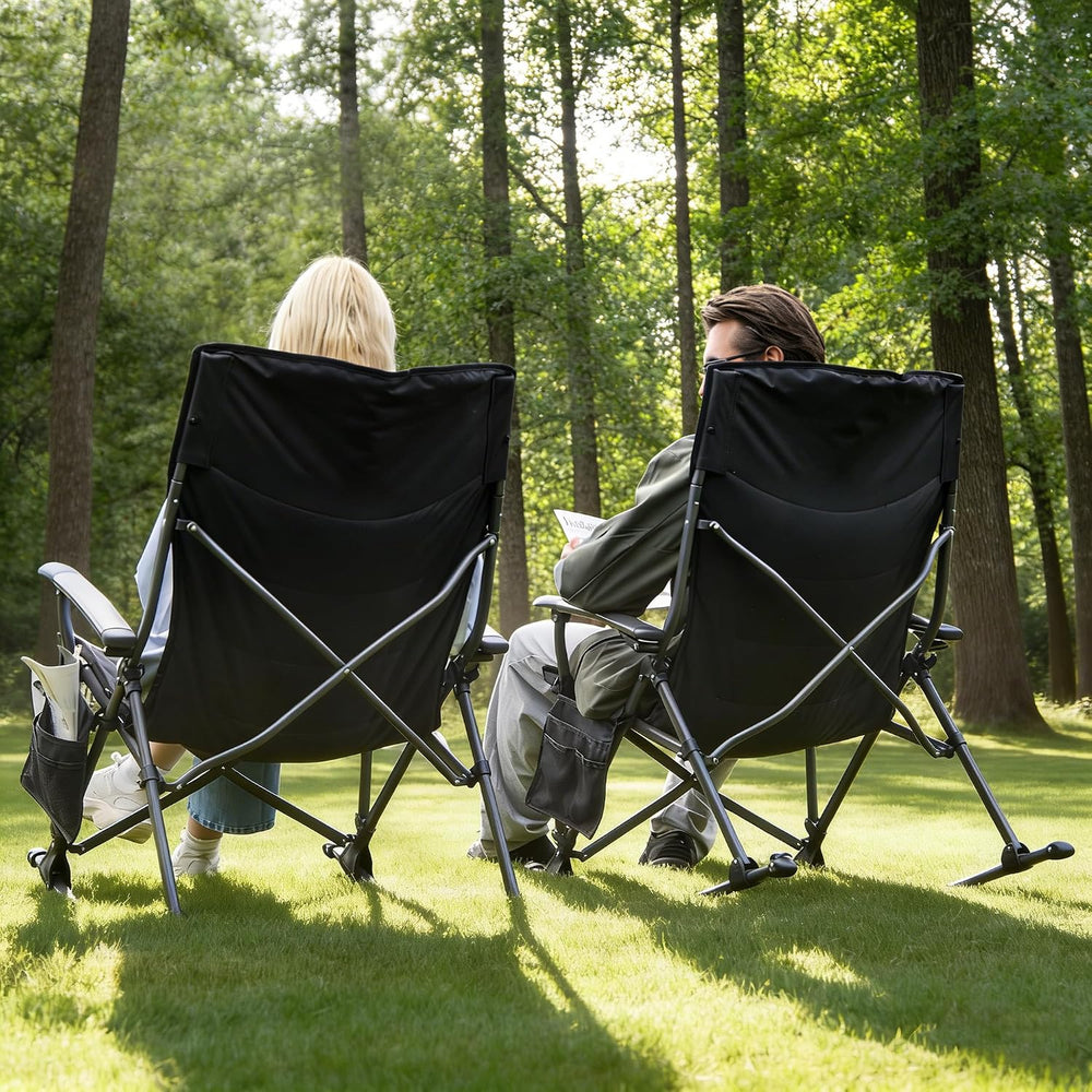 Rocking Camping Chair for Adults, Portable Chairs