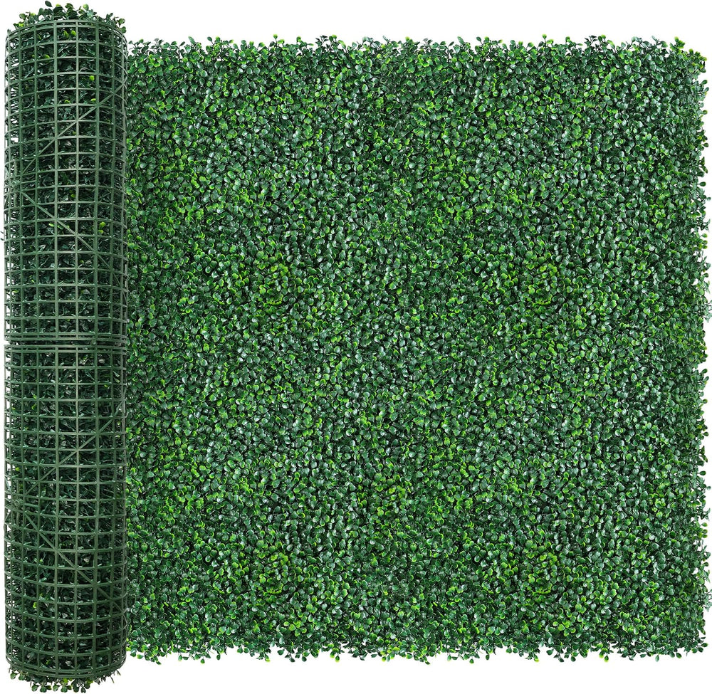 TTTM 40"x120" 33.4 Sqft, UV-Resistant Artificial Boxwood Hedge Roll...