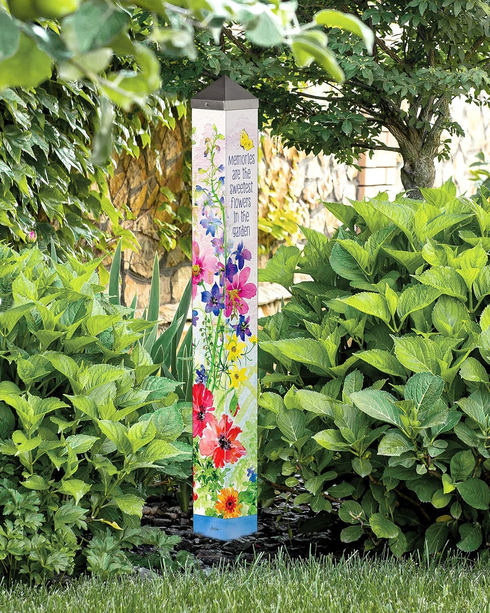 Studio M Art Pole, PVC Weather Resistant Pole with Vinyl Bowl 40 inches Tall ...