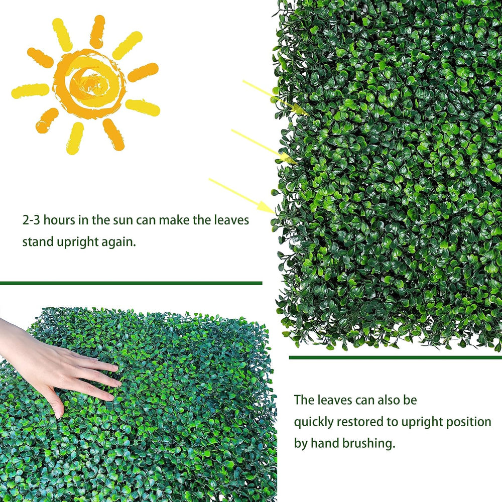ODTORY Artificial Ivy Privacy Fence Wall Screen: 4FT X 12FT (48 sqft)