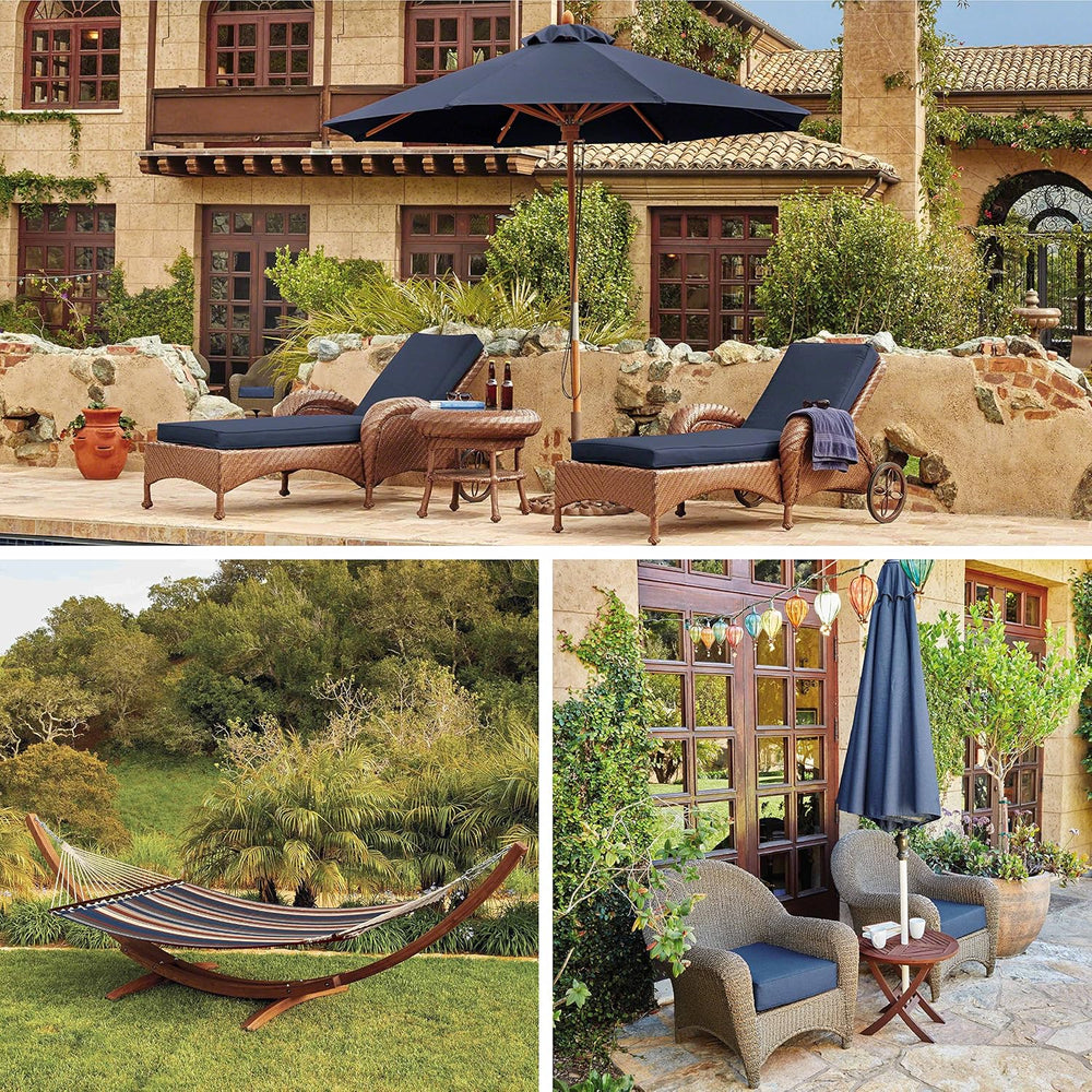 Classic Accessories Montlake Water-Resistant 21 x 22 x 4 Inch Patio Lounge Ba...