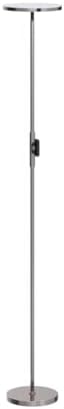 JOOFO LED Torchiere Floor Lamp with Remote, Stepless Dimmable Brush Nickel