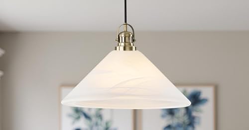 Aspen Creative 25302-64-1, Alabaster Glass Shade for Medium Base Socket Torch...