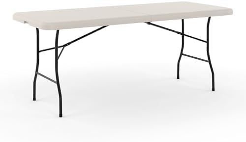 Staples Heavy-Duty Folding Utility Table, 72 Inch
