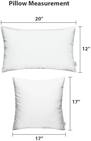 RSH DECOR: Sunbrella Lumbar & Square Pillows Set of 4 | 20" x 12&quo...