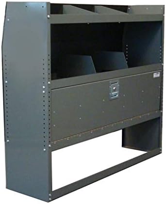 Van Shelving Storage Unit with Door Kit 45" L x 44" H x13 D, Design...