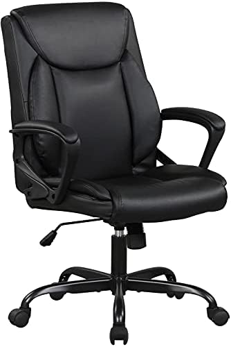 Home Office Chair Ergonomic Office Chair Desk Chair PU Leather Task Chair Exe...