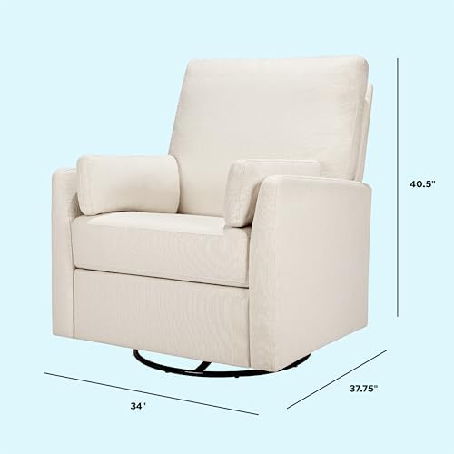 DaVinci Carter's Ethan Swivel Recliner - Performance Cream Linen