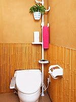 PRINCE HANGER Vertical One-Touch Pole Coat Rack — 6 Independent Rotating Hook...