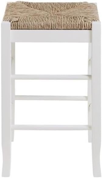 Boraam Square Rush Backless Counter Height Kitchen Stool - Cream