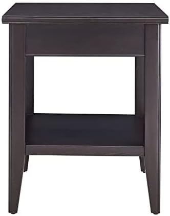 Leick Home Laurent End Table, 24", Black