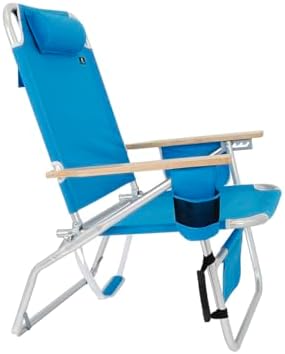 Big Jumbo XL Heavy Duty Beach Chair for Big & Tall Adults, 16" High,...