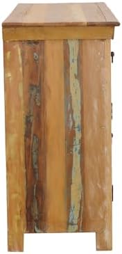 Coaster Harper 60-Inch Accent Cabinet with Storage, Reclaimed Wood 950367