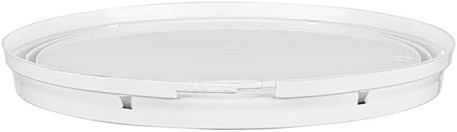 House Naturals 1 Gallon White Bucket with Gasket lid - Food Grade containers ...