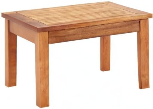 vidaXL Patio Coffee Table 23.6"x23.6"x14.2" Solid Acacia Wood