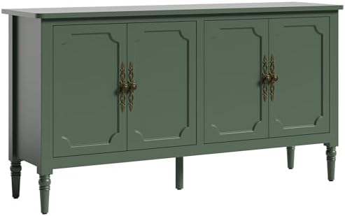 FansaFurn 58" Sideboard Buffet Cabinet for Kitchen & Coffee Bar, Green2