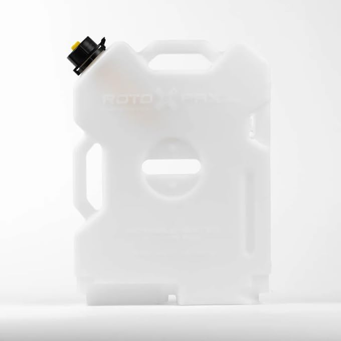 RotopaX - 2 Gallon Water Pack, White - Leakproof Portable Water Container