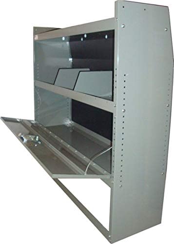 Van Shelving Storage Unit with Door Kit 45" L x 44" H x13 D, Design...