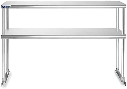 GRIDMANN NSF Stainless Steel Commercial Kitchen Prep & Work Table Plus A ...