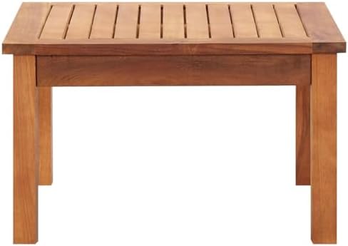 vidaXL Patio Coffee Table 23.6"x23.6"x14.2" Solid Acacia Wood