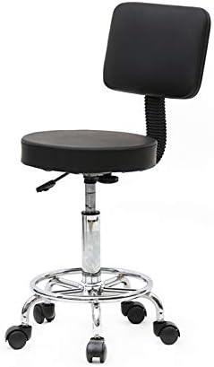 Armless Swivel Chair - Ergonomic Chair with Wheels - Massage Chair with Back ...