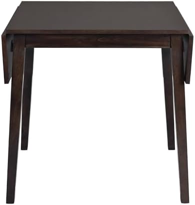 Merax Wooden 29"- 45" Extendable Rectangular Dining Table with Drop Leaf, Fits up to 4, Easy Assemble Espresso