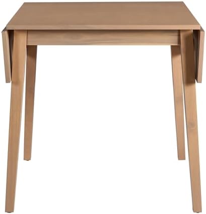 Merax Wooden 29"- 45" Folding Kitchen Table with Drop Leaf for Living Room, Kitchen, Dining Room, Small Space, Natural