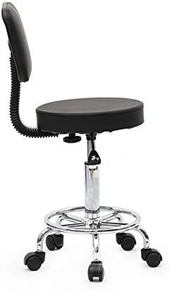 Armless Swivel Chair - Ergonomic Chair with Wheels - Massage Chair with Back ...