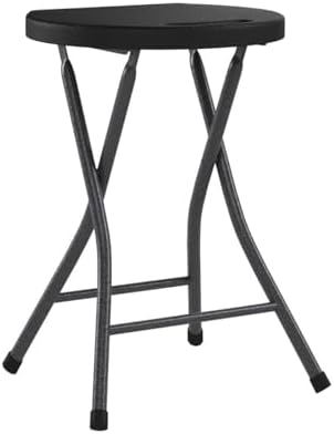 Portable Folding Chair with Handle, Heavy Duty Round Fold Stool Chair