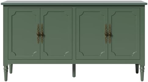 FansaFurn 58" Sideboard Buffet Cabinet for Kitchen & Coffee Bar, Green2