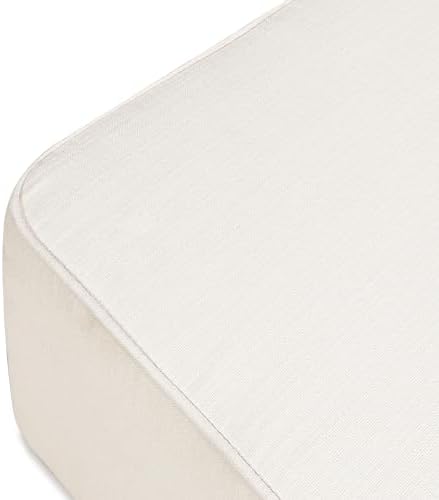 Davinci Universal Gliding Ottoman in Performance Cream Linen, Greenguard Gold...