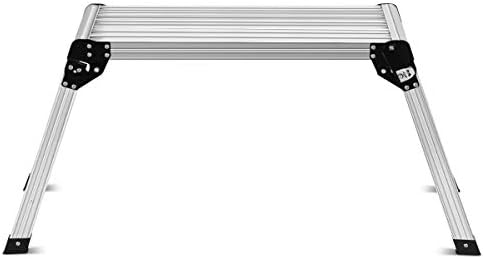 Giantex Work Platform Aluminum Step Ladder Drywall Safe CE Approved of Capaci...