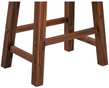 Boraam Sonoma Saddle Stool, Chestnut