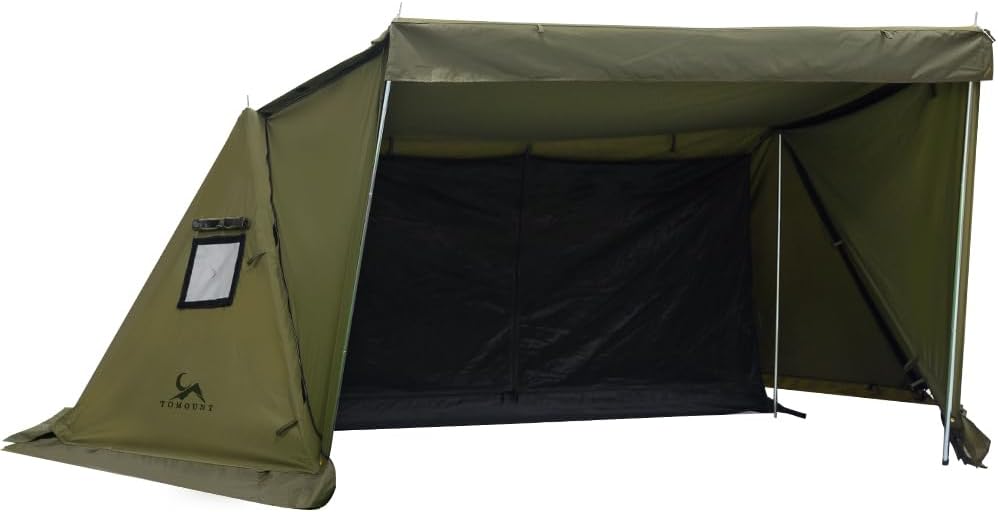TOMOUNT Bivy Tent Canvas Shelter for Camping for Two Person