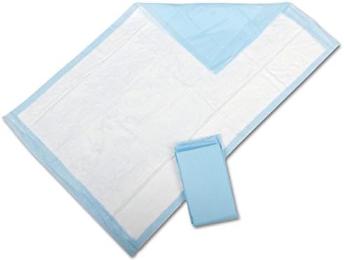 Medline Light Absorbency 17" x 24" Fluff Disposable Underpad, Great...