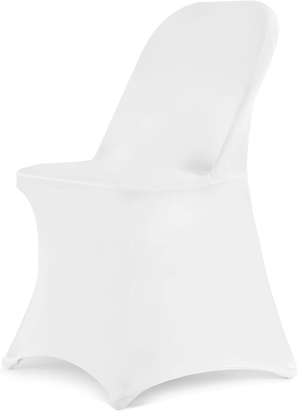 HAINARverS Stretch Spandex Folding Chair Covers 30PCS White Universal