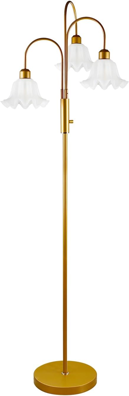 Lightdot Flower Floor Lamp for Living Room 3 Light Tree Floor Lamp