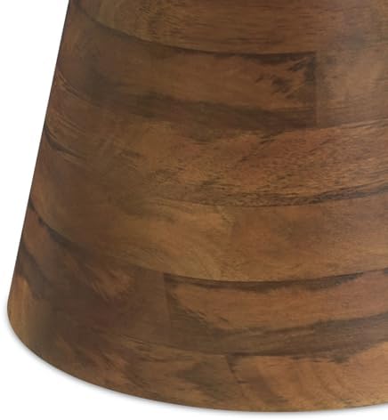 SIMPLIHOME Robbie 16" Wide Solid Wood Rectangular End Table in Walnut Brown