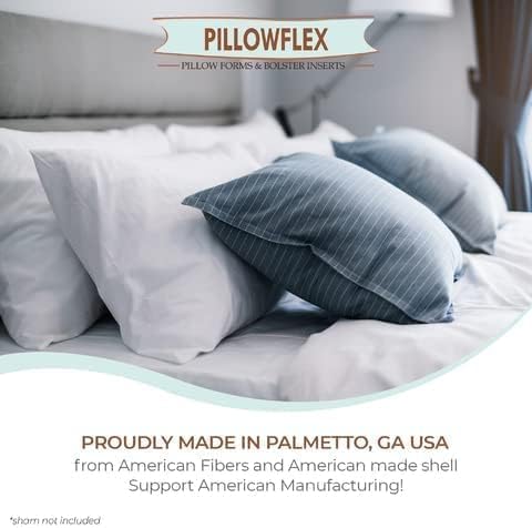Pillowflex Premium Polyester Pillow Insert - 18x18 Soft Decorative Pillow