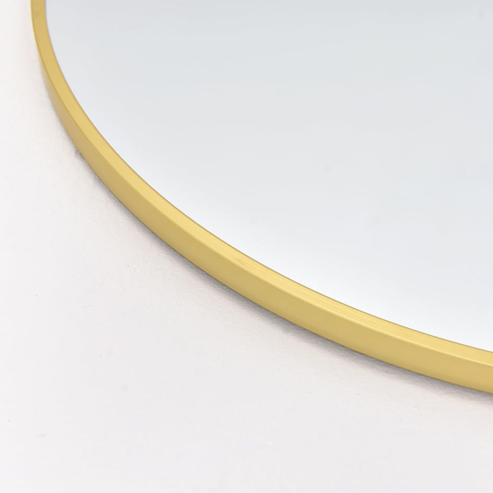 NEARBYSD 58"x18" Arched Full Length Mirror, Gold