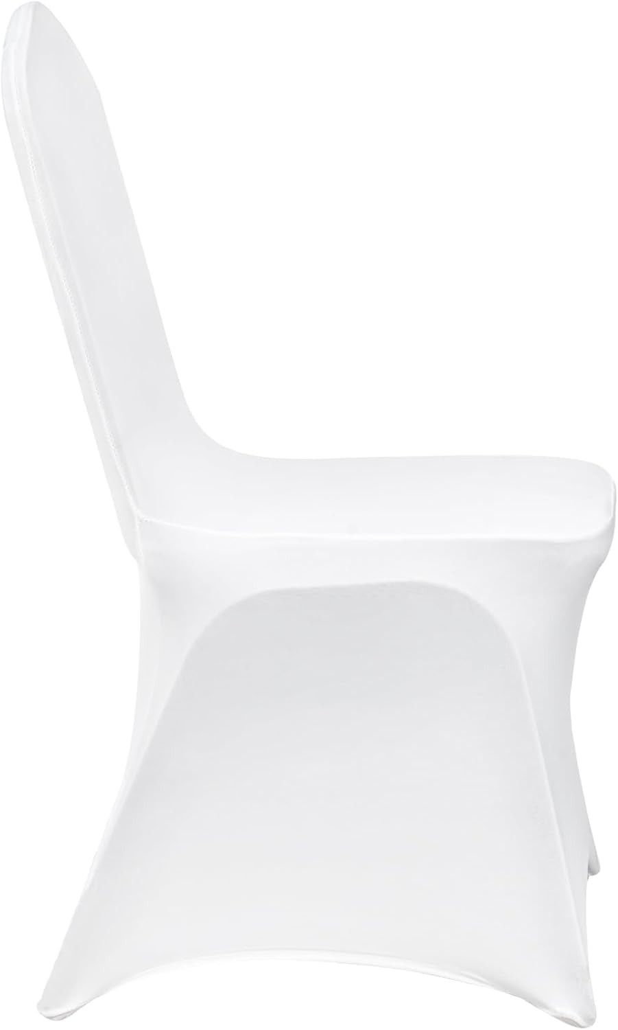 VEVOR 100 Pcs White Chair Covers Polyester Spandex Chair Cover Stretch Slipco...